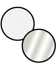 Impact Collapsible Circular Reflector Disc - Silver/White - 12"